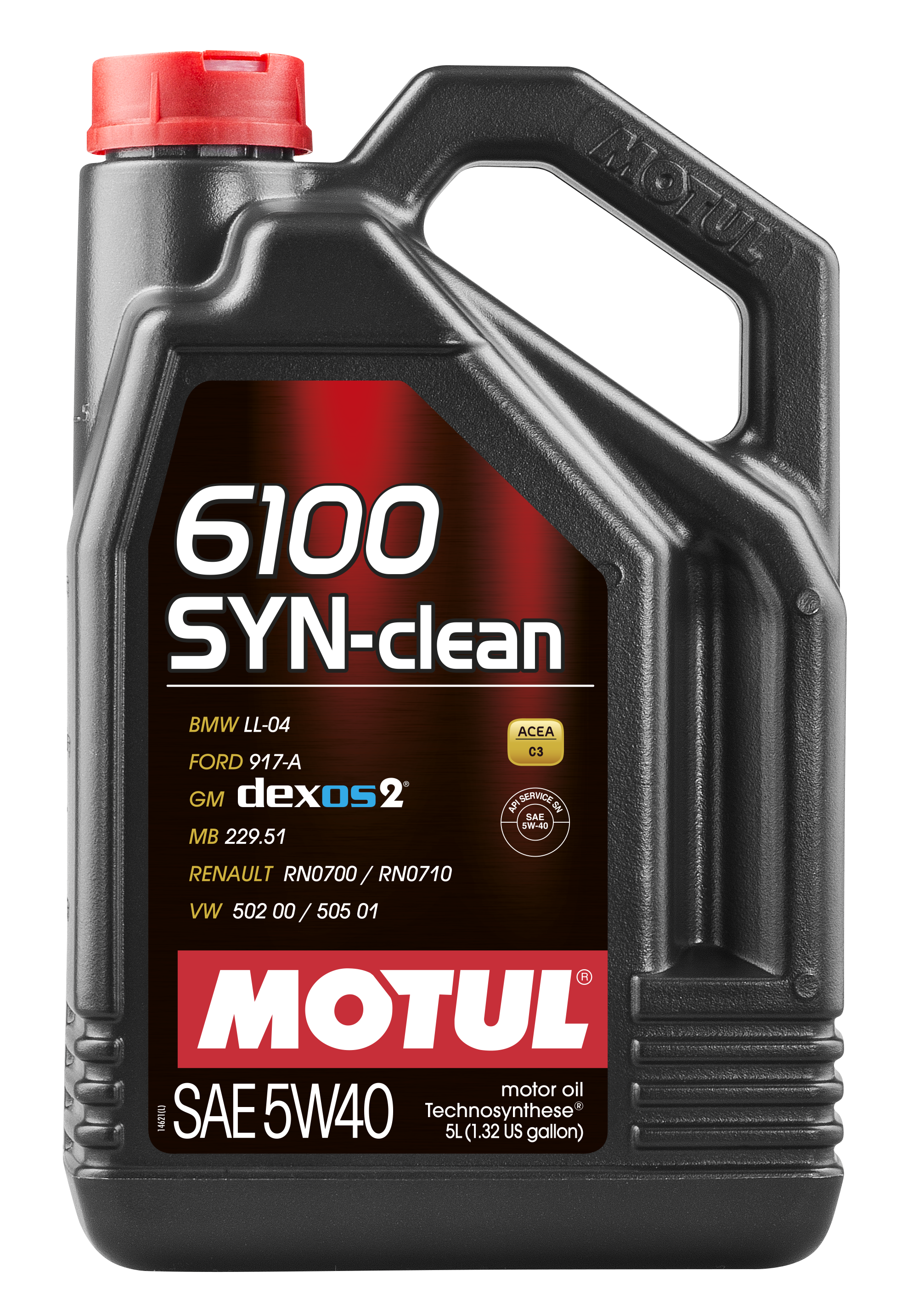 MOTUL 6100 SYN-CLEAN 5W40 - 5L - Technosynthese Oil